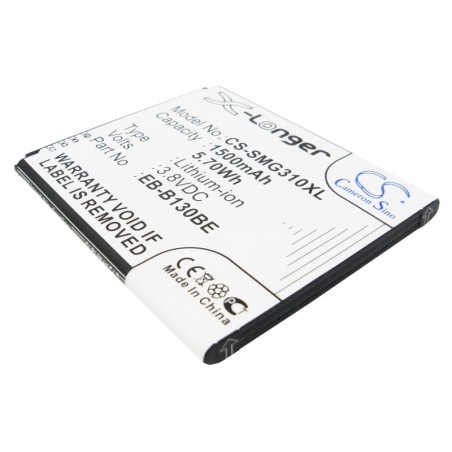 Batterie pour Samsung SM-G310A (1500 mAh/5.7 Wh, 3.8 V)