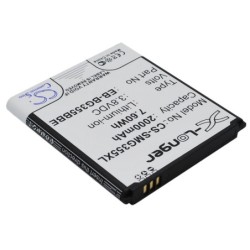 Batterie pour Samsung Galaxy Core Lite (2000 mAh/7.6 Wh, 3.8 V)
