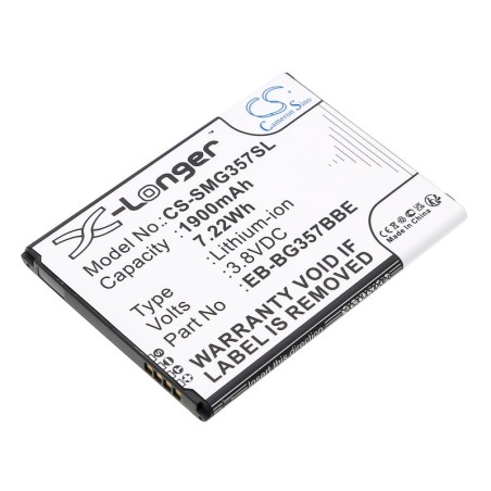 Batterie pour Samsung BG357BBZ (1900 mAh/7.22 Wh, 3.8 V)