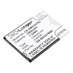 Batterie pour Samsung Galaxy Ace 4 LTE (1900 mAh/7.22 Wh, 3.8 V)
