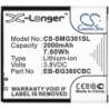 Batterie pour Samsung EB-BG360BBE (2000 mAh/7.6 Wh, 3.8 V)