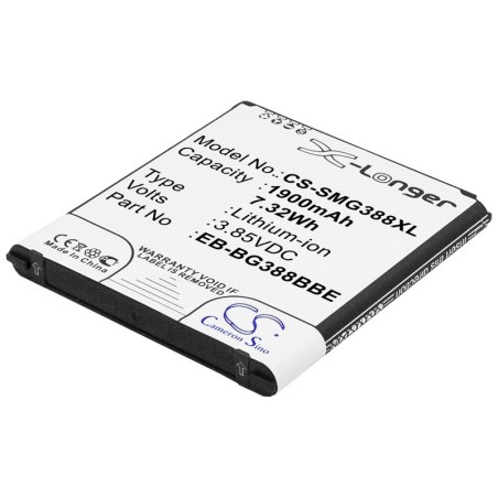 Batterie pour Samsung SC-01H (1900 mAh/7.32 Wh, 3.85 V)