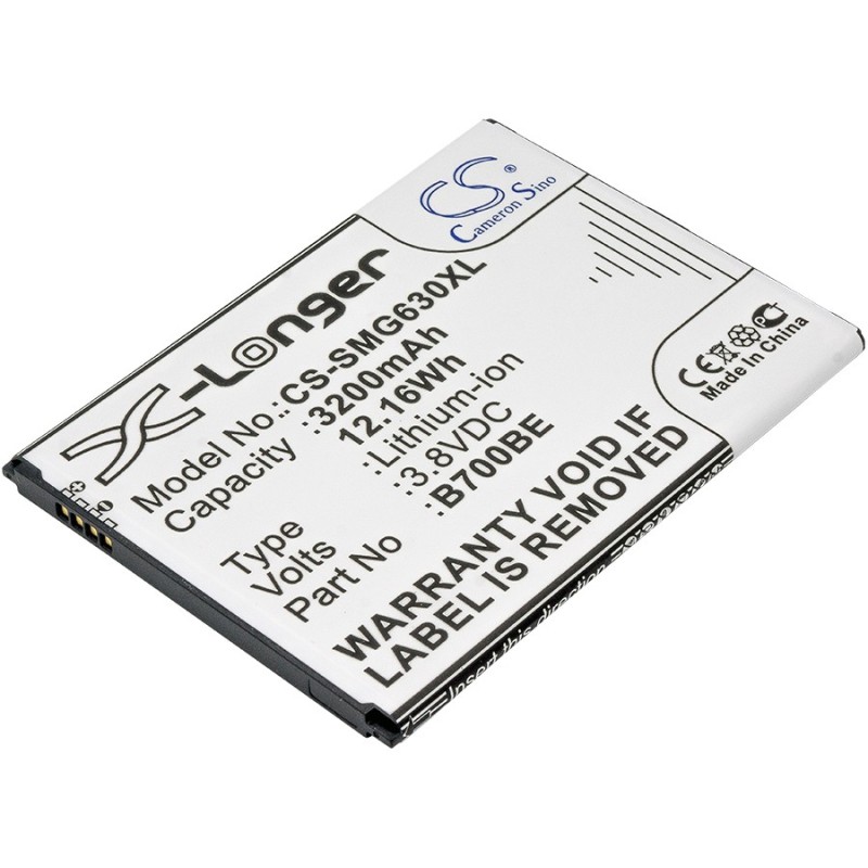 Batterie pour Samsung GT-I9200 (3200 mAh/12.16 Wh, 3.8 V)