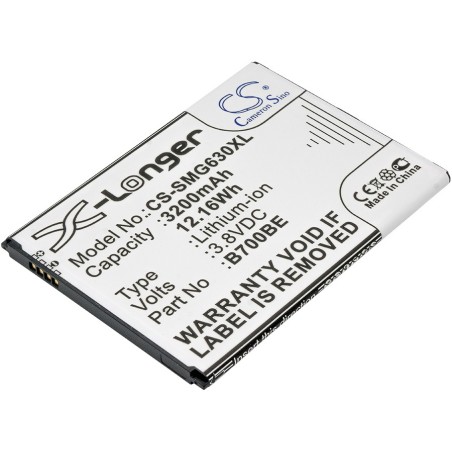 Batterie pour Samsung SPH-L600 (3200 mAh/12.16 Wh, 3.8 V)