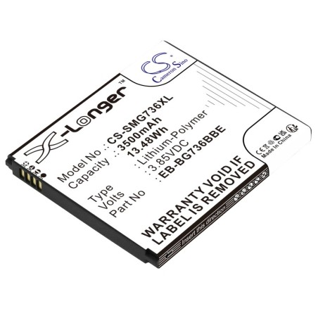 Batterie pour Samsung EB-BG736BBE (3500 mAh/13.48 Wh, 3.85 V)