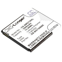 Batterie pour Samsung SM-G736B/DS (3500 mAh/13.48 Wh, 3.85 V)
