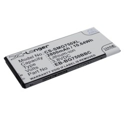 Batterie pour Samsung Galaxy Mega 2 Duos (2800 mAh/10.64 Wh, 3.8 V)
