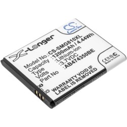 Batterie pour Samsung AB474350DE (1200 mAh/4.44 Wh, 3.7 V)