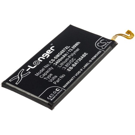 Batterie pour Samsung SM-A730N (3400 mAh/13.09 Wh, 3.85 V)