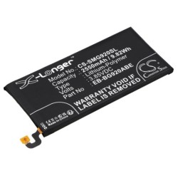 Batterie pour Samsung SM-G920D (2550 mAh/9.82 Wh, 3.85 V)