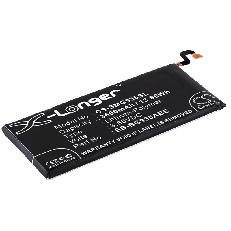 Batterie pour Samsung EB-BG935ABE (3600 mAh/13.86 Wh, 3.85 V)