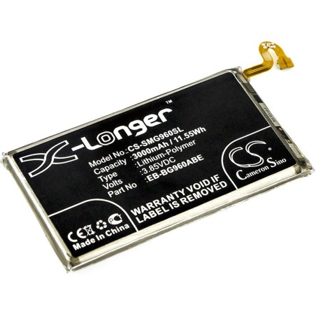Batterie pour Samsung Galaxy S9 Duos (3000 mAh/11.55 Wh, 3.85 V)