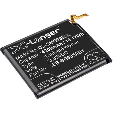 Batterie pour Samsung Galaxy S20 Plus (4200 mAh/16.17 Wh, 3.85 V)