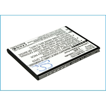 Batterie pour Verizon SCH-i110 (1200 mAh/4.44 Wh, 3.7 V)