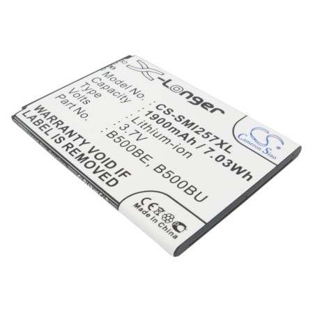 Batterie pour Samsung SPH-L520 (1900 mAh/7.03 Wh, 3.7 V)