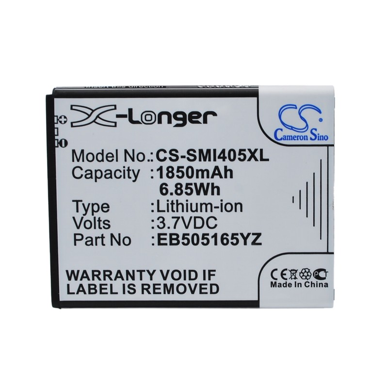 Batterie pour Samsung BBM65TK (1850 mAh/6.85 Wh, 3.7 V)