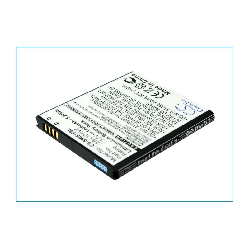 Batterie pour Samsung EB-L1D7IVZBSTD (1400 mAh/5.18 Wh, 3.7 V)