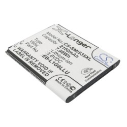 Batterie pour USCellular EB-L1G6LLA (2100 mAh/7.98 Wh, 3.8 V)