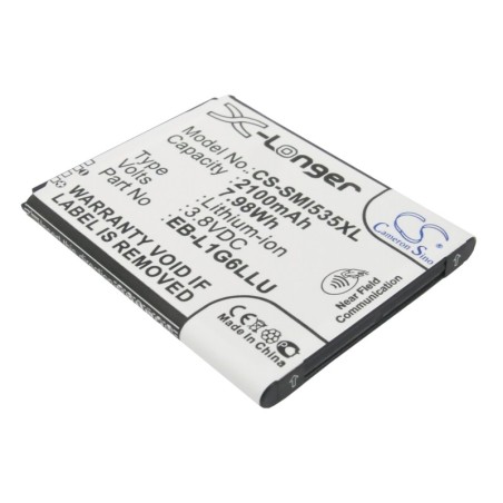 Batterie pour USCellular Galaxy S3 (2100 mAh/7.98 Wh, 3.8 V)