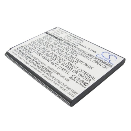 Batterie pour Samsung Gravity Quad (1400 mAh/5.18 Wh, 3.7 V)