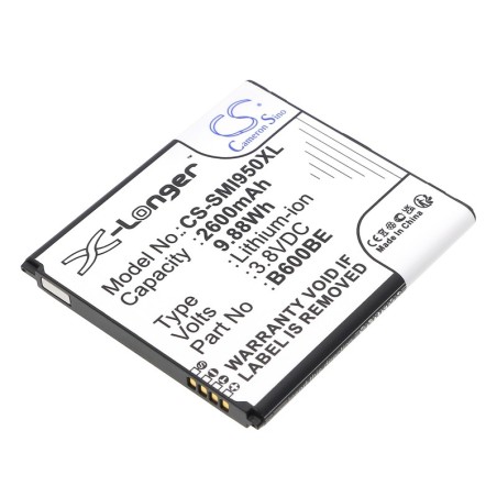 Batterie pour Samsung SC-02F (2600 mAh/9.88 Wh, 3.8 V)