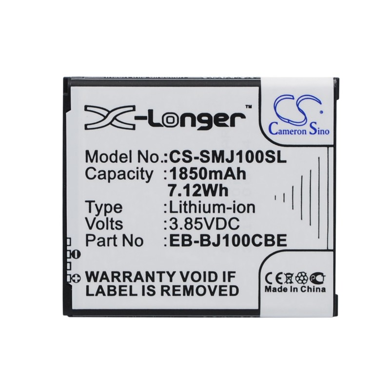 Batterie pour Samsung SM-J100FN (1850 mAh/7.12 Wh, 3.85 V)