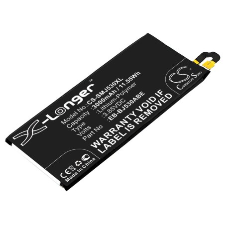 Batterie pour Samsung Galaxy J5 2017 (3000 mAh/11.55 Wh, 3.85 V)
