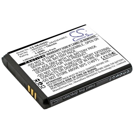 Batterie pour Samsung SGH-M600 (700 mAh/2.59 Wh, 3.7 V)