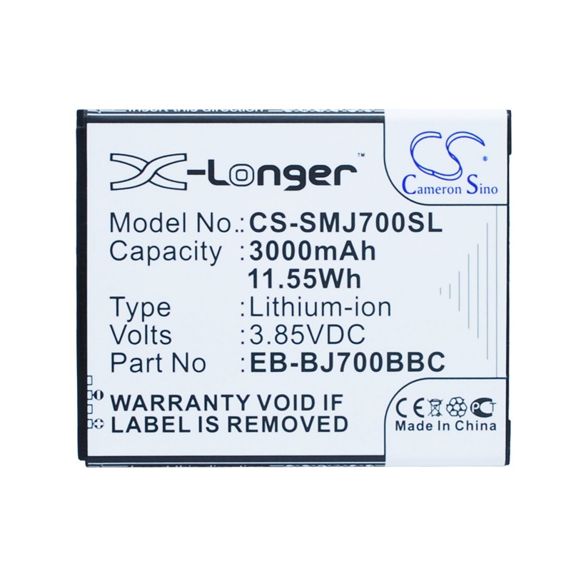Batterie pour Samsung Galaxy On7 (3000 mAh/11.55 Wh, 3.85 V)