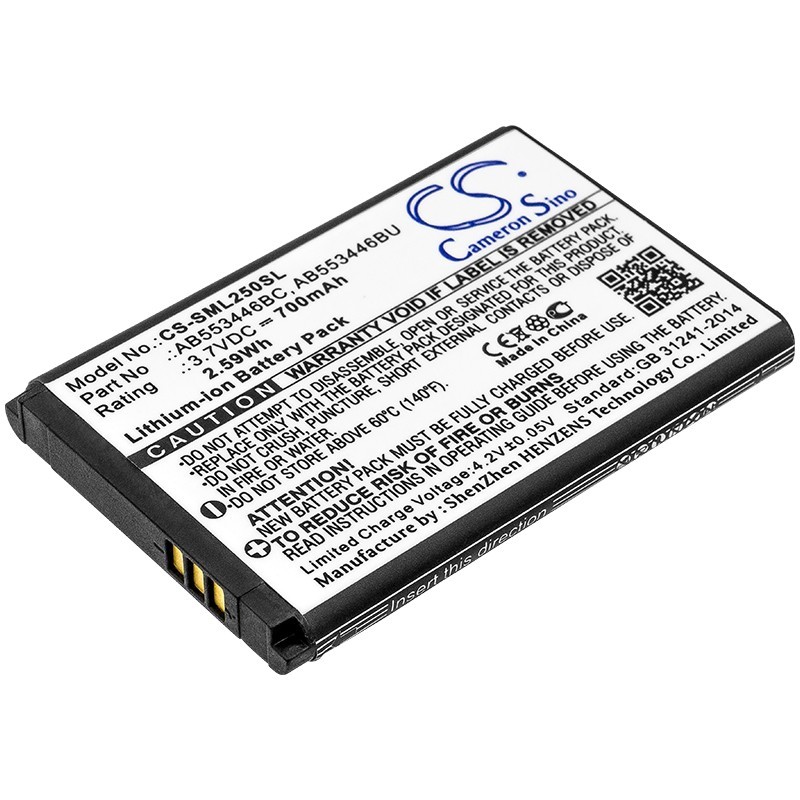 Batterie pour Samsung E2652 (700 mAh/2.59 Wh, 3.7 V)