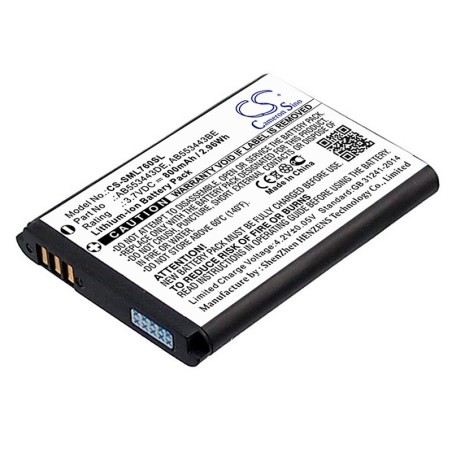Batterie pour Samsung AB553443DE (800 mAh/2.96 Wh, 3.7 V)