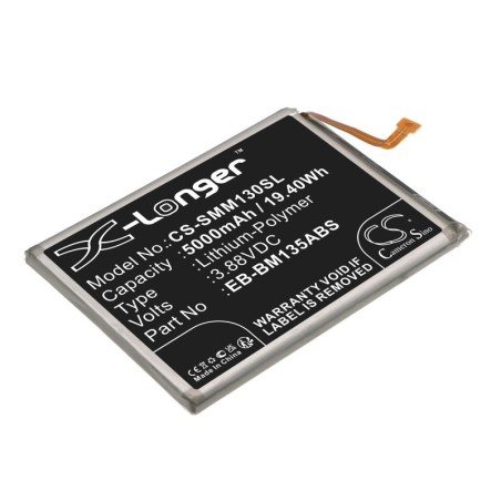 Batterie pour Samsung EB-BM135ABS (5000 mAh/19.4 Wh, 3.88 V)