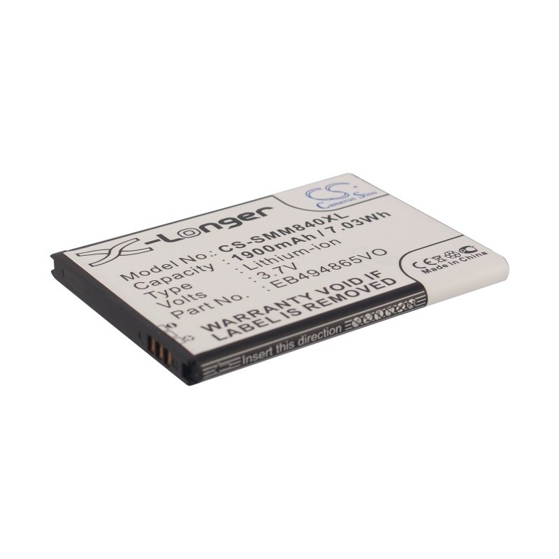 Batterie pour BoostMobile SPH-M840 (1900 mAh/7.03 Wh, 3.7 V)