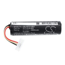 Batterie pour Intermec 1016AB01 (2600 mAh/9.62 Wh, 3.7 V)