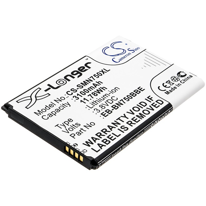 Batterie pour Samsung Galaxy Note 3 Mini (3100 mAh/11.78 Wh, 3.8 V)