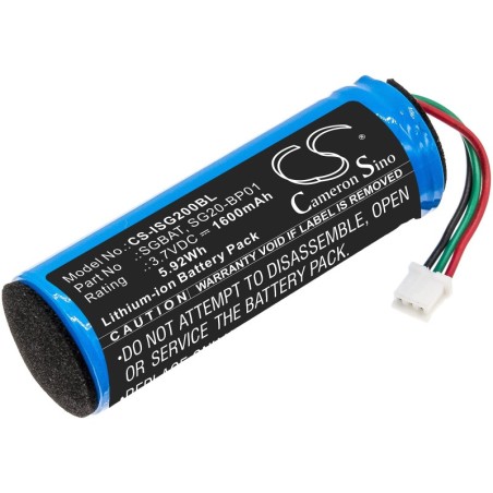 Batterie pour Intermec SG20B 2D (1600 mAh/5.92 Wh, 3.7 V)