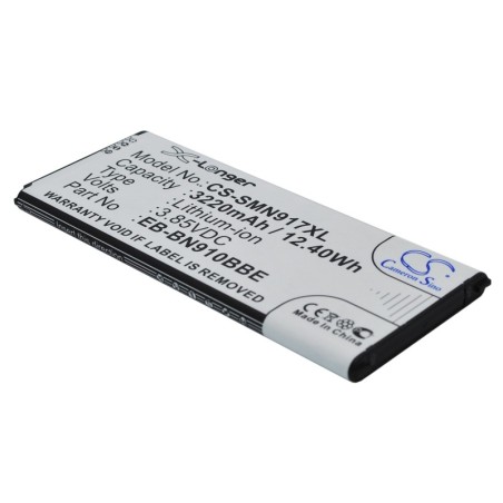 Batterie pour Samsung EB-BN910BBK (3220 mAh/12.4 Wh, 3.85 V)