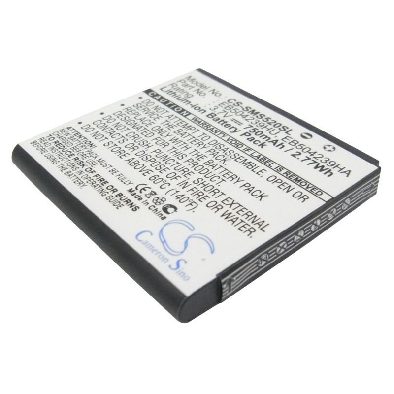 Batterie pour Samsung SGH-A187 (750 mAh/2.78 Wh, 3.7 V)