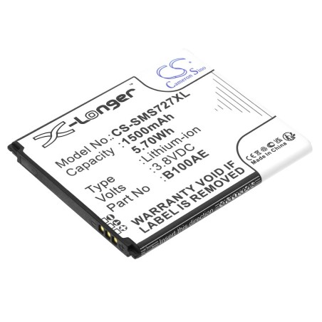 Batterie pour Samsung EB-B100AE (1500 mAh/5.7 Wh, 3.8 V)
