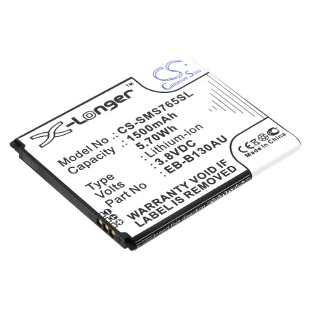 Batterie pour Samsung EB-B130AE (1500 mAh/5.7 Wh, 3.8 V)
