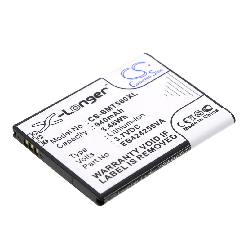 Batterie pour Samsung Exclaim SPH-M550 (940 mAh/3.48 Wh, 3.7 V)