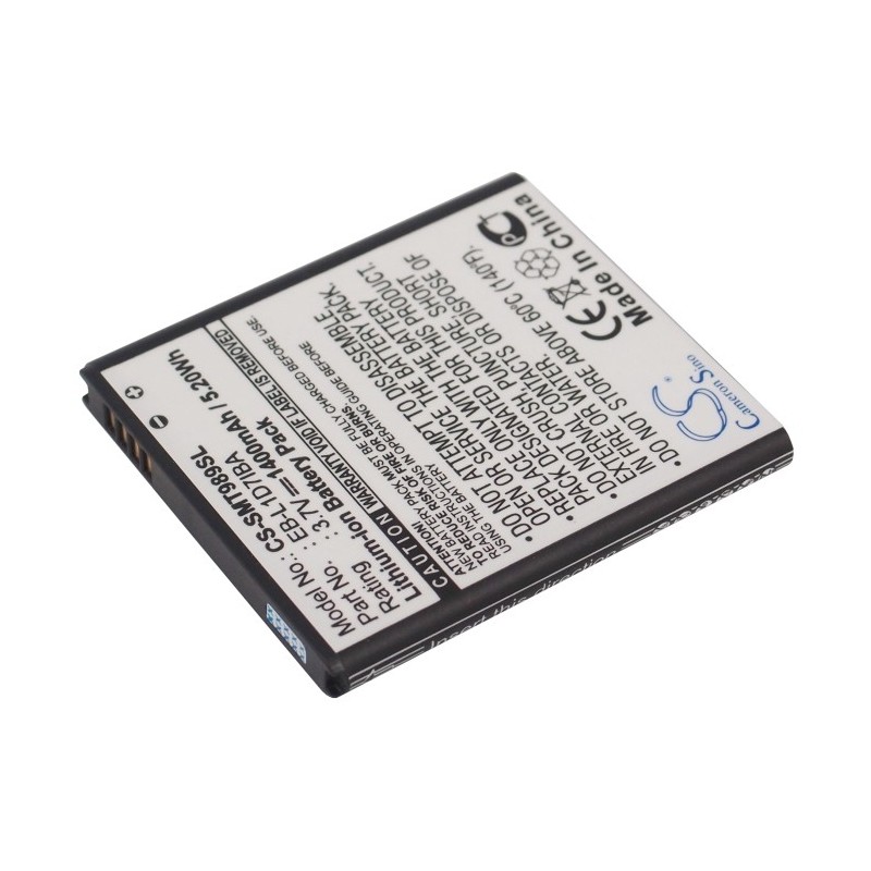 Batterie pour AT&T Galaxy SII Skyrocket 4G (1400 mAh/5.18 Wh, 3.7 V)