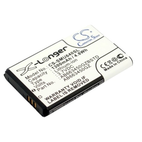 Batterie pour Verizon SCH-U680 (1300 mAh/4.81 Wh, 3.7 V)