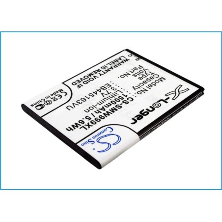 Batterie pour Samsung Omnia M (1500 mAh/5.55 Wh, 3.7 V)