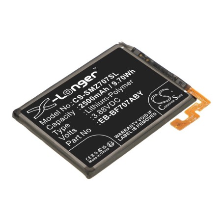 Batterie pour Samsung EB-BF707ABY (2500 mAh/9.7 Wh, 3.88 V)
