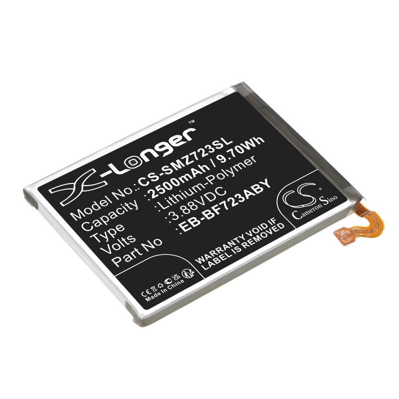 Batterie pour Samsung SM-W7023 (2500 mAh/9.7 Wh, 3.88 V)