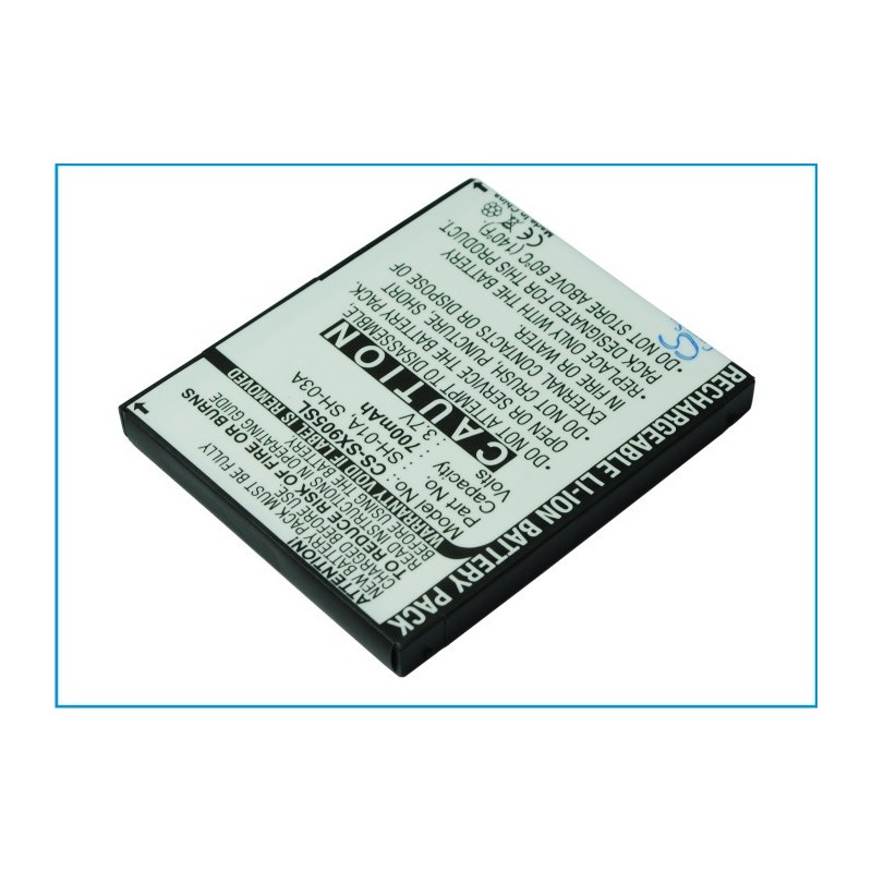 Batterie pour Sharp 813SH (700 mAh/2.59 Wh, 3.7 V)