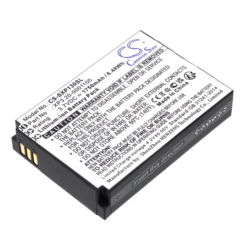 Batterie pour Socketmobile XP3300 (1750 mAh/6.48 Wh, 3.7 V)