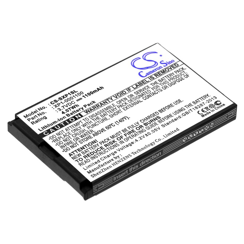 Batterie pour Socketmobile Sonim XP1 (1100 mAh/4.07 Wh, 3.7 V)