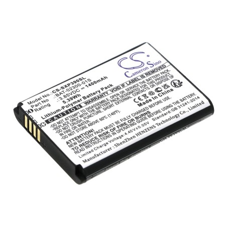 Batterie pour Sonim XP3 Plus (1400 mAh/5.39 Wh, 3.85 V)
